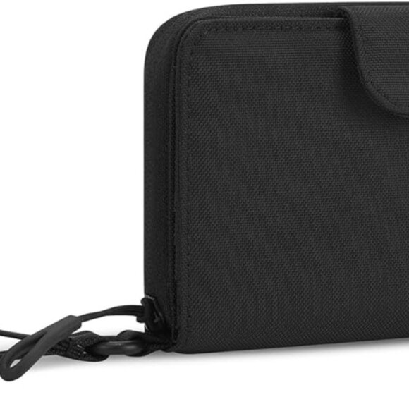 Nylon Wallet Wristlet Purse Organizer for Women RFID Protected Large Capacity - Picture 9 of 9